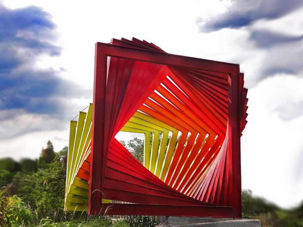 The massive sculpture park in the UNAM campus, one of the many unusual spots we can include in our private tours